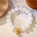 Dusk Mountain Purple Cinnabar Lion Glaze Bracelet Lucky Beads - 图片 14