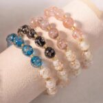 Temple Incense Ash Glass Luminous Bracelet - 图片 4