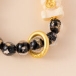 Incense Ash Glass Bead Colorful Porcelain Bracelet for Women - 图片 4