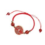 Mountain Ghost Coin Six-Character Motto Bracelet for Men and Women - 图片 5