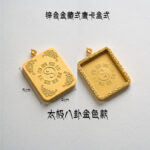 Zinc alloy Tibetan style gawu box - 图片 13