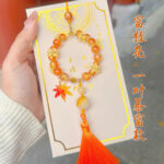 Hangzhou temple same style rich osmanthus one leaf rich style