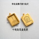 Zinc alloy Tibetan style gawu box - 图片 7