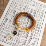 Milk bean white jade bodhi multi-circle bracelet Wenwan Buddhist beads - 图片 12