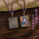Tibetan thangka pendant zodiac year amulet - 图片 2