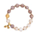 Temple Incense Ash Glass Luminous Bracelet - 图片 5