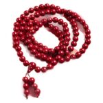High content cinnabar 108 beaded men's and women's zodiac year bracelet - 图片 5