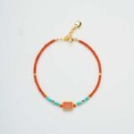 Hangzhou Lingyin Zodiac Year Ganoderma Lucidum Turquoise Bracelet - 图片 5