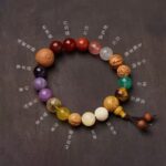 Incense Ash Glass Eighteen Beads, Nine Purple Fire Bracelet Lingyin - 图片 8