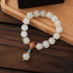 Dusk Mountain Purple Cinnabar Lion Glaze Bracelet Lucky Beads - 图片 11