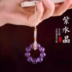 Natural crystal mobile phone chain - 图片 3