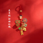 Snake Year Zodiac Car Keychain Pendant - 图片 8