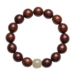 Fine gold-thread sandalwood bracelet for men and women - 图片 5