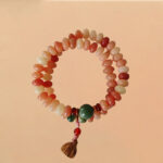 Milk bean white jade bodhi multi-circle bracelet Wenwan Buddhist beads - 图片 10