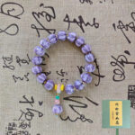 Hangzhou Temple Mushan Purple Incense Ash Glaze Bracelet - 图片 11