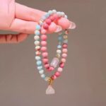 Shoushan Stone Double Circle Bracelet - 图片 7