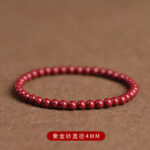 Cinnabar Royal Sand Bracelet Women's Amulet - 图片 6