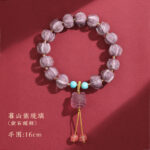 Hangzhou Temple Mushan Purple Incense Ash Glaze Bracelet - 图片 6