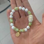 Beijing Temple Zakiram Ash Porcelain Incense Ash Glass Bracelet - 图片 9