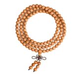 Natural old peach wood beads 108 beads amulet bracelet - 图片 5