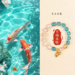 Incense ash colored glass bracelet for women to bring wealth and fortune - 图片 13