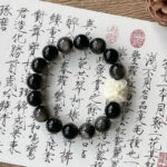 Natural white jade bodhi bracelet - 图片 3