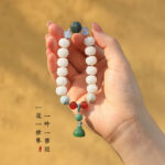 Hangzhou Faxi Lotus White Jade Bodhi Bracelet - 图片 2